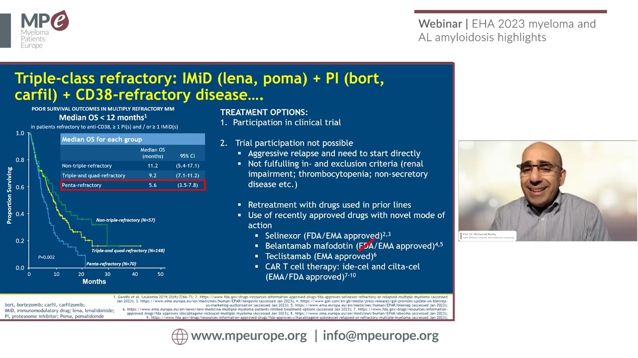 Webinar |  EHA 2023 myeloma and AL amyloidosis highlights