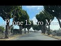 iPhone 15 Pro Max  ×1(24mm)  F1.78  4K 60fps 【車載(昼光)】