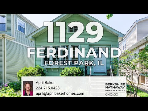 1129 Ferdinand Avenue, Forest Park, IL home video tour