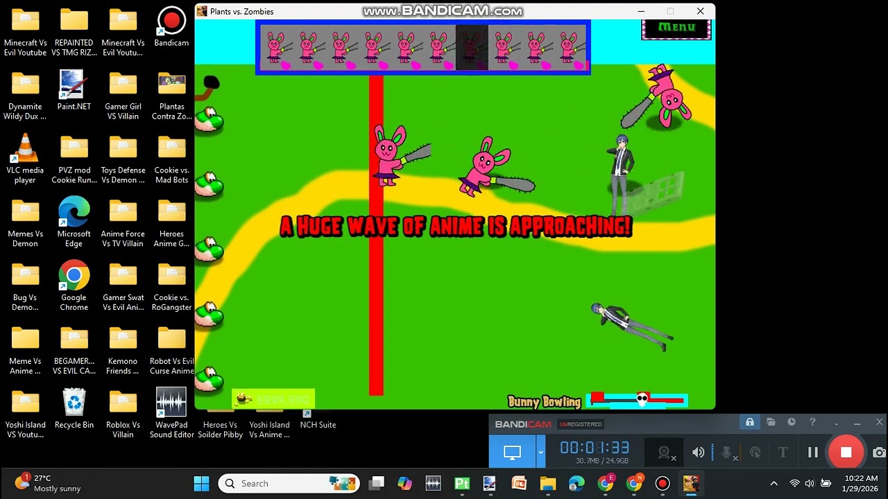 Arcade Vs Anime Bunny Bowling