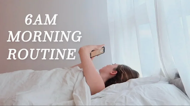 6AM MORNING ROUTINE | healthy + productive habits ...