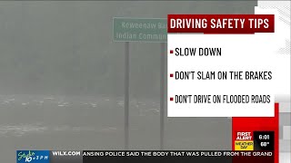 Driver safety tips for severe storm conditions