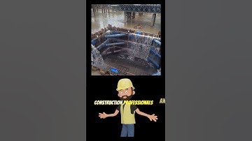 What is CofferDam? || #civilengineering #construction #ytshorts