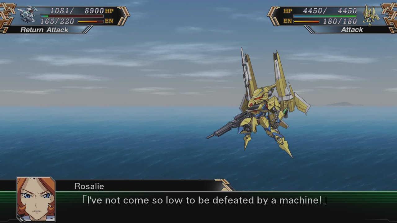 Super Robot Wars V Glaive Rosalie Custom Attacks スーパーロボット大戦v グレイブ ロザリー カスタム 全武装 Youtube