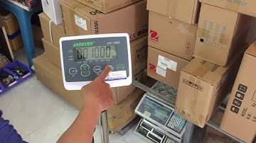 🔴 HƯỚNG DẪN HIỆU CHỈNH CÂN JWI-3000 - THAY ĐỔI SỐ KÝ,  BƯỚC NHẢY