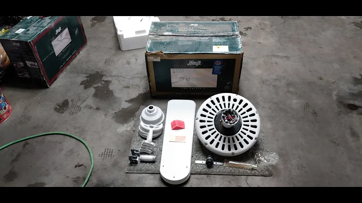 NEW FAN + UNBOXING: 52" Hunter Original Ceiling Fan (2 Amp, White)