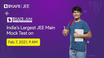 All India JEE Main Mock Test 2021 - Register for Free