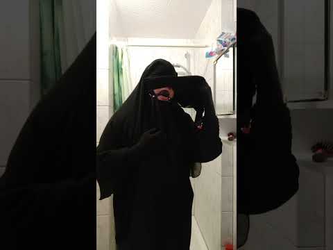 Ball gag under niqab challange #gags #ballgag #shorts #viral #trending #youtubeshorts #shortvideo #