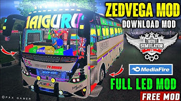 NEW ZEDVEGA MOD FOR BUS SIMULATOR INDONESIA || FREE MOD💥 || NEW BUS MOD FOR BUSSID || #bussidmods