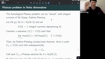 Antoine Song | The spherical Plateau problem