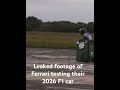 BREAKING NEWS: FERRARI TEST F1 2026 F1 CAR #automobile #formula1