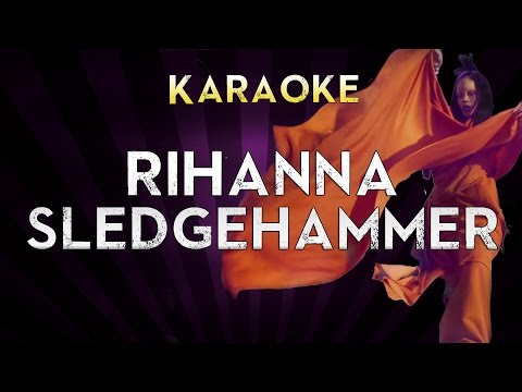 Rihanna - Sledgehammer | Higher Key Karaoke Instrumental Lyrics Cover Sing Along