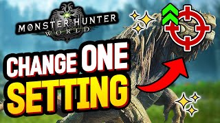 How Did I Not Know About This ONE SETTING | Monster Hunter World Guide