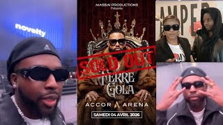 Ferre Gola Accor Arena Mise En Place Ndombolhino Leader Demonstration De Force 20.300 Places Bolanda