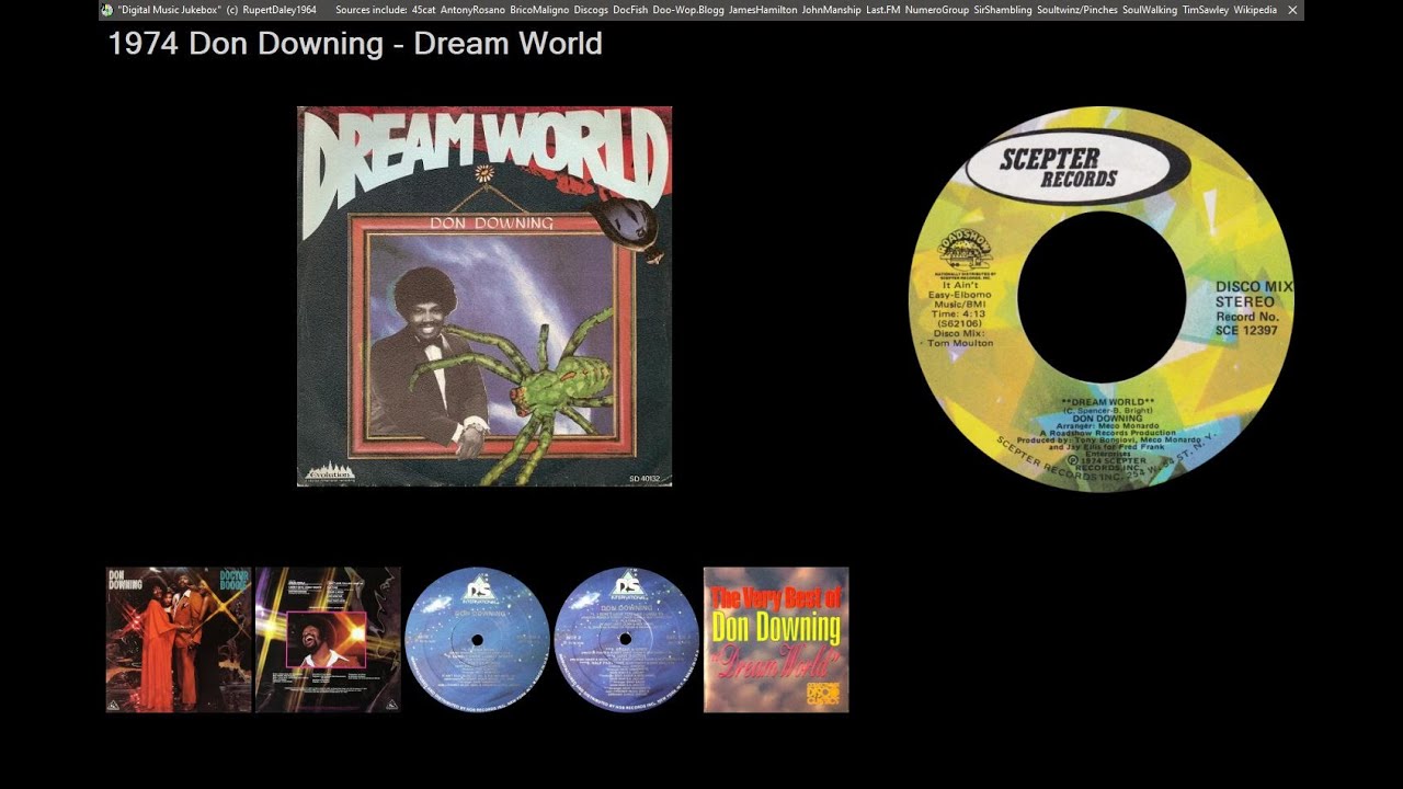 1974 FAST:  Don Downing - Dream World [SCEPTER  12397]