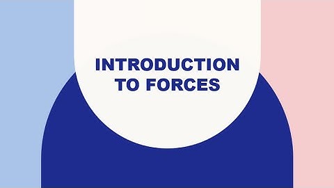Introduction to Forces | Lesson 1, Unit 2: Forces | AP Physics 1