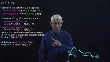 Lecture 30: Unconstrained Optimization 1