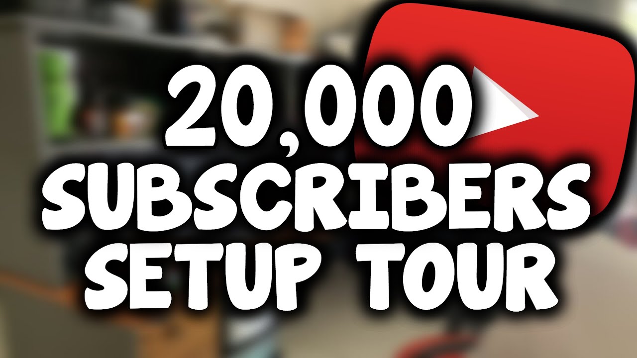 20,000 Subscribers Gaming Setup Showcase!