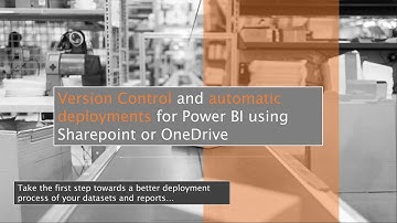Version Control and automatic deployments for Power BI using Sharepoint