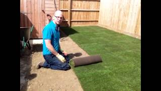 How to lay turf - a new lawn