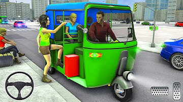 Tuk Tuk Rickshaw Driving Simulator - Realistic Tuk Tuk City Driving - Android Gameplay