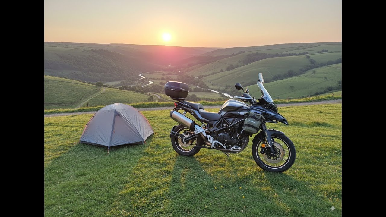 My Budget Adventure Motorcycle Camping Gear Set-up 