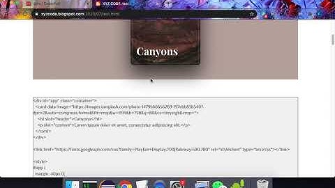 vue.js fancy effect example explained with a blogger post