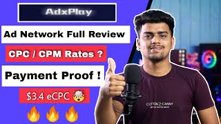 AdxPlay Ads Network Review 2021 | AdxPlay CPC CPM Rates ? Payment Proof ?  Full Review