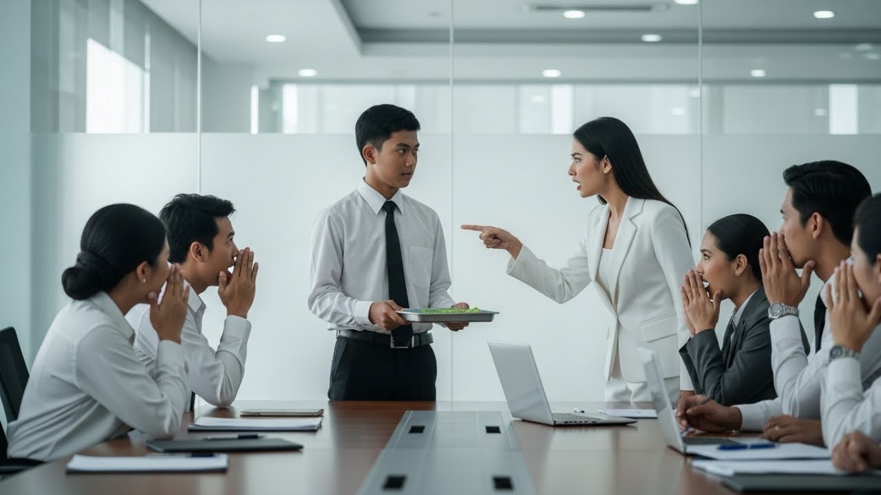 Bos Cantik Menghina OB Di Depan Investor, Tiba-Tiba Investor Itu Ayahnya OB Itu Sendiri!