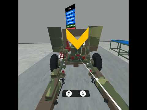 105/37 mm Indian Field Gun VR Training Simulator