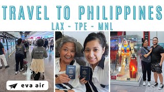 27 Hour Travel Day with EVA Air | PHILIPPINES 🇵🇭 VLOG 03| JMe Parcon