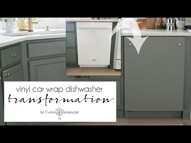 How to color your appliances with vinyl car wrap 
