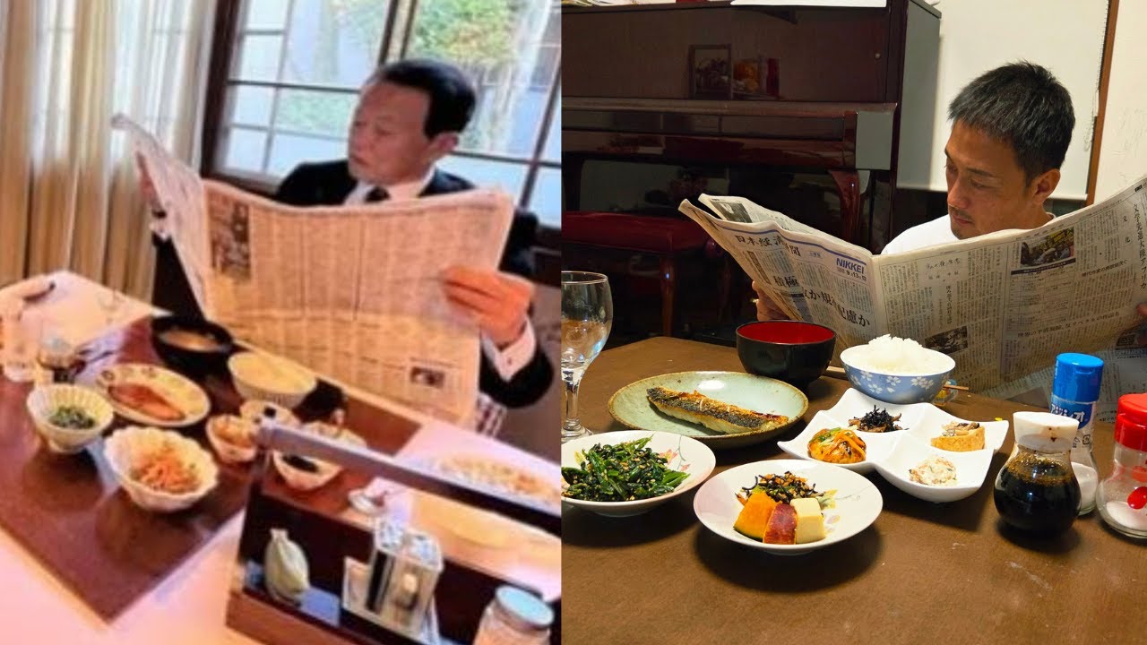 麻生 太郎 食事