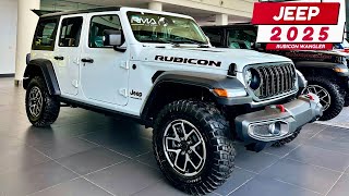 All new ( 2025 ): Jeep Rubicon Wrangler Off-Road SUV! White Color