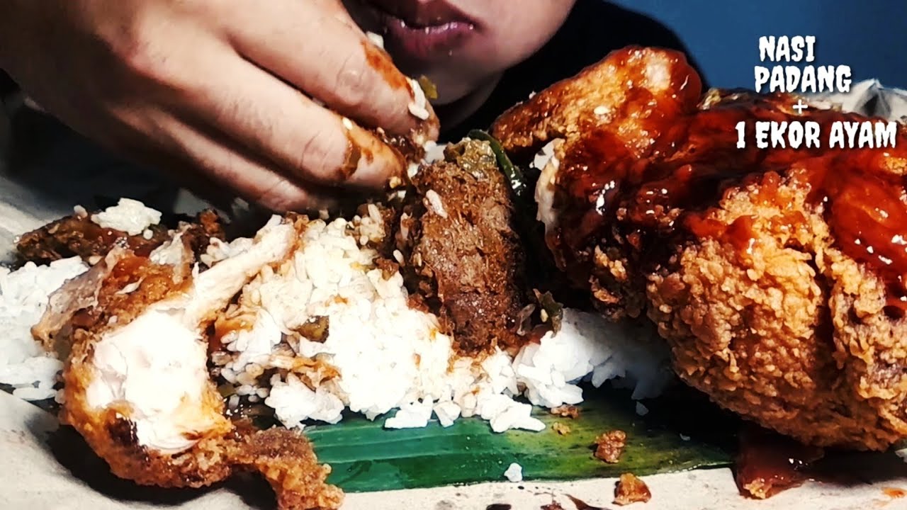 Nasi Padang Plus 1 Ekor Ayam Nagih Bangett🤤||