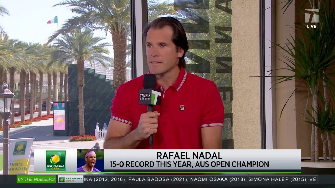 Tennis Channel Live Tommy Haas 2022 Indian Wells Interview