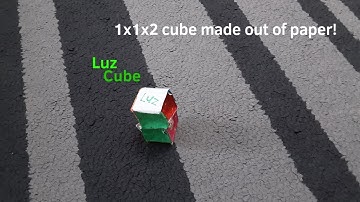 I made a 1x1x2 rubik