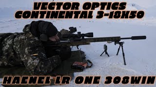 HAENEL LR ONE 308WIN &amp; VECTOR OPTICS CONTINENTAL 3-18X50 