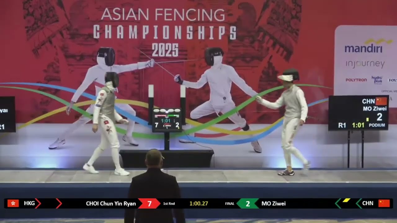 Asian Champs 2025 SMF - GOLD - Ryan Choi HKG v Mo Ziwei CHN