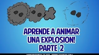 Explosión en Flash (2/2) - Tutorial de animación en Flash