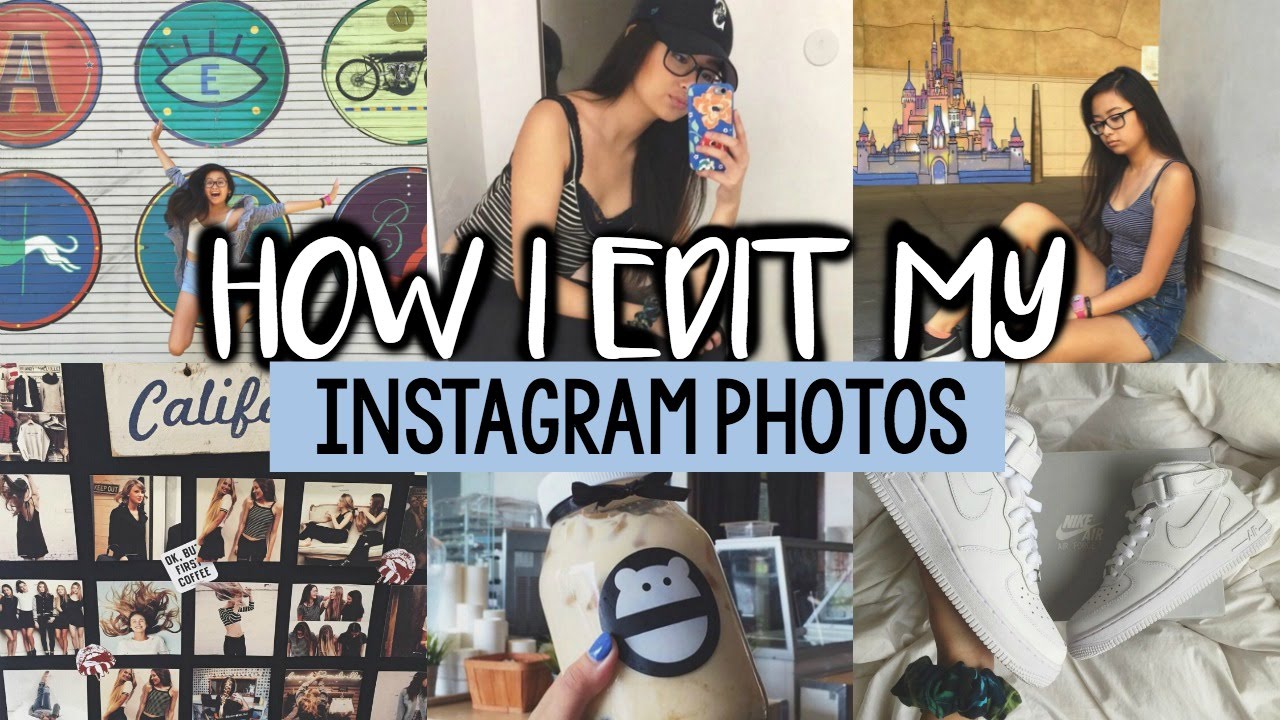 How I Edit My Instagram Photos 2016: Overlays, Text, Enhancing | Kim Ha (: