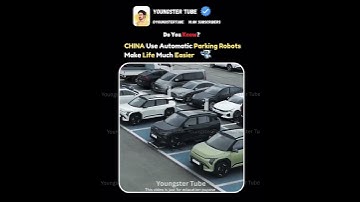 🤯 This Robot PARKS Your Car Better Than Any Human 😱 | China’s Crazy AI Parking Tech! #tech #shorts
