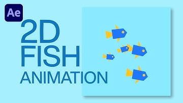 2D Fish Animation | After Effects Tutorial (Beginner Friendly)