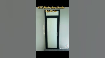 Mẫu cửa nhôm thông phòng được yêu thích nhất năm! # nhomkinhthuhao