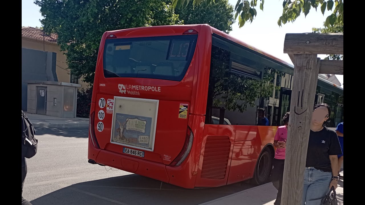 [Ulysse] Iveco Crossway LE Line €6 sur la ligne 13 destination Istres Gare Routière