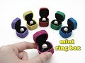 DIY Doll Accessories Mini Ring Box with Ring - Easy