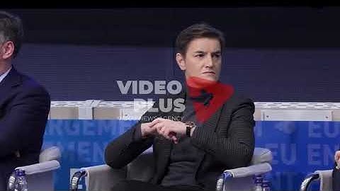 Brisel, Brnabić na Forumu EU o proširenju