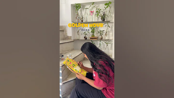 Fabric Pichwai Painting #shorts #viral #trending #trend #fabric #fabricpainting #pichwai #diy #art