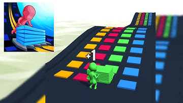 Stack Colors Gameplay - Level 135 & 136 Solution || Best Android iOS Games