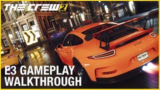 The Crew 2: E3 2017 Motorsports Gameplay Walkthrough | Ubisoft
